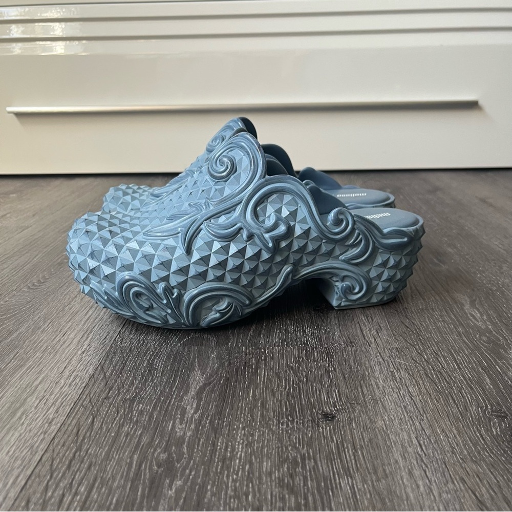 Y/Project x Melissa Court Clogs in Blue 38